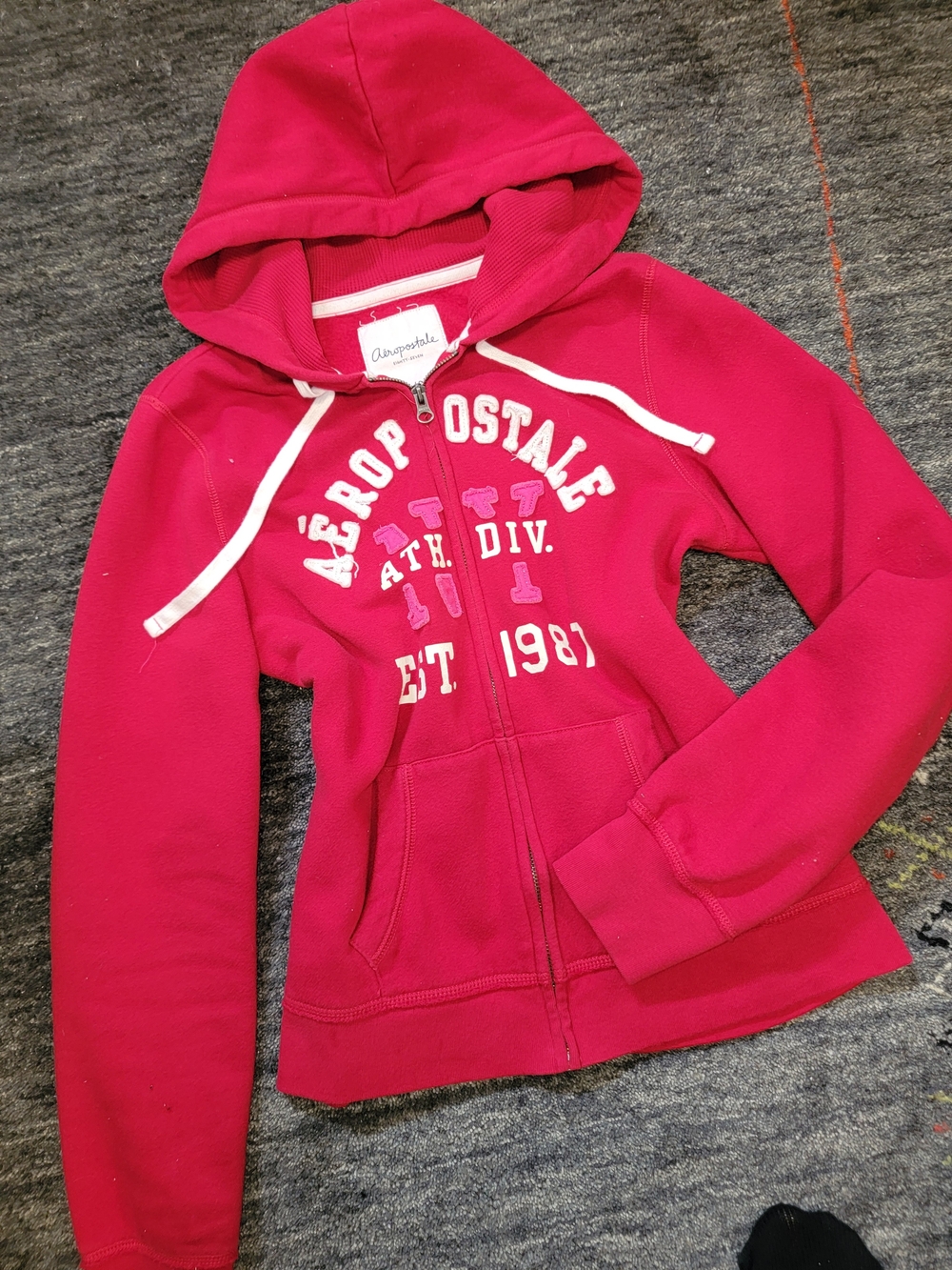 Aeropostale Vintage Y2k Full-Zip Hoodie ♡ Size Large Fits Like Small-Medium